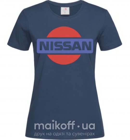 Женская футболка Nissan pepsi Темно-синий фото