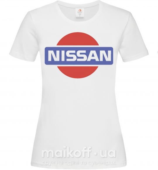 Женская футболка Nissan pepsi Белый фото