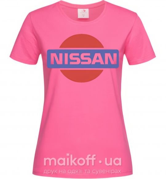 Женская футболка Nissan pepsi Ярко-розовый фото