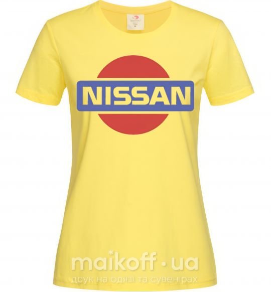 Женская футболка Nissan pepsi Лимонный фото