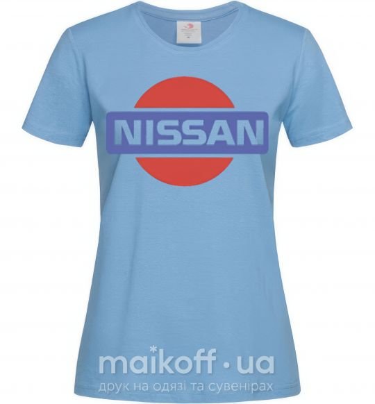 Жіноча футболка Nissan pepsi Блакитний фото