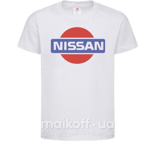 Дитяча футболка Nissan pepsi Білий фото
