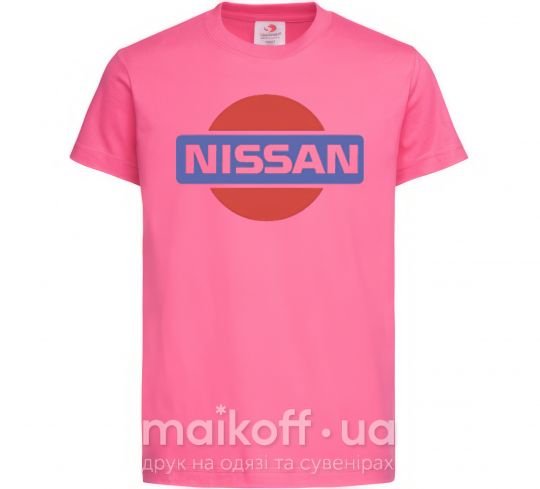 Детская футболка Nissan pepsi Ярко-розовый фото