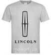 Мужская футболка Logo Lincoln Серый фото