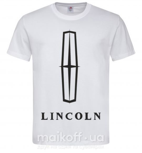 Мужская футболка Logo Lincoln Белый фото