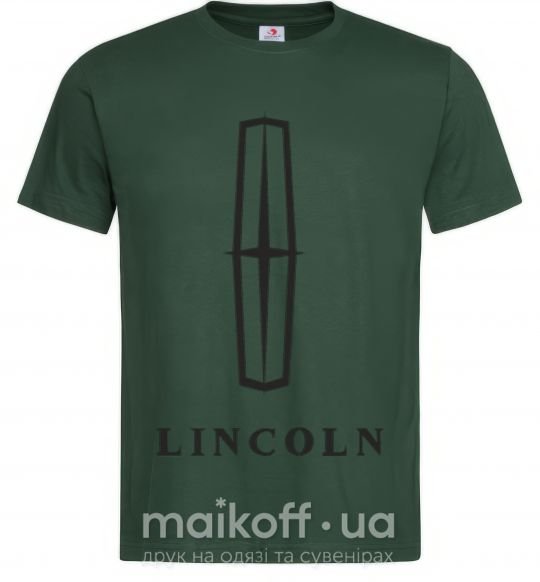 Чоловіча футболка Logo Lincoln Темно-зелений фото