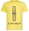 Чоловіча футболка Logo Lincoln Лимонний фото