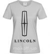 Жіноча футболка Logo Lincoln Сірий фото