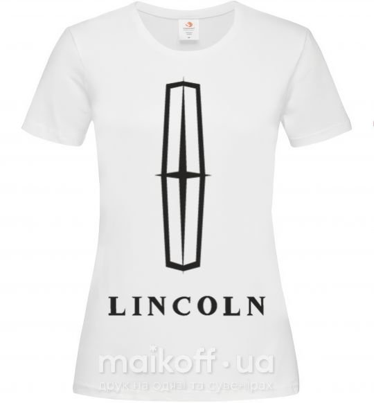 Жіноча футболка Logo Lincoln Білий фото