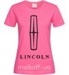 Женская футболка Logo Lincoln Ярко-розовый фото
