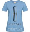 Женская футболка Logo Lincoln Голубой фото
