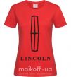 Жіноча футболка Logo Lincoln Червоний фото