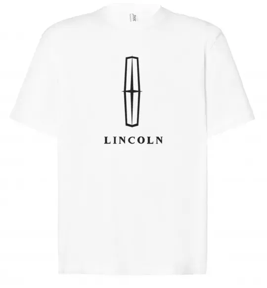 Футболка Оверсайз Logo Lincoln Белый фото