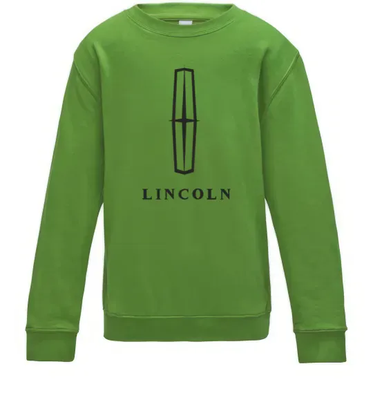 Детский Свитшот Logo Lincoln Лаймовый фото