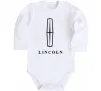 Детский боди Logo Lincoln Белый фото