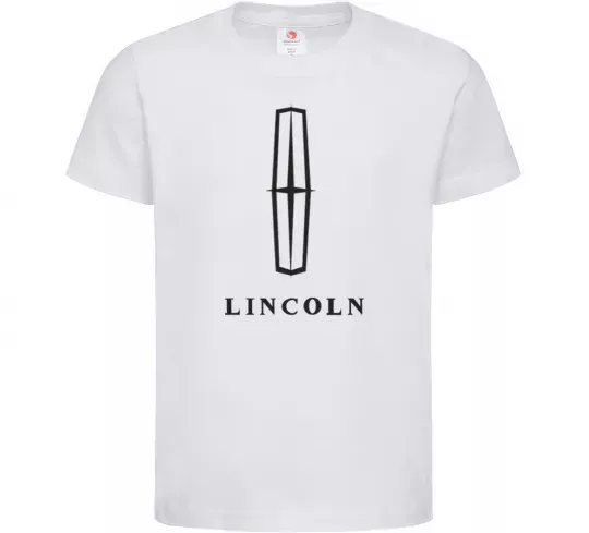 Дитяча футболка Logo Lincoln Білий фото