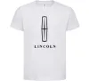 Дитяча футболка Logo Lincoln Білий Дитяча футболка Logo Lincoln Білий фото