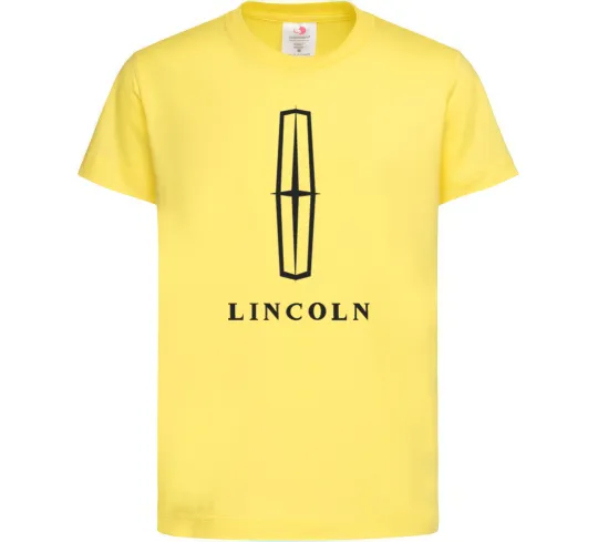 Дитяча футболка Logo Lincoln Лимонний фото