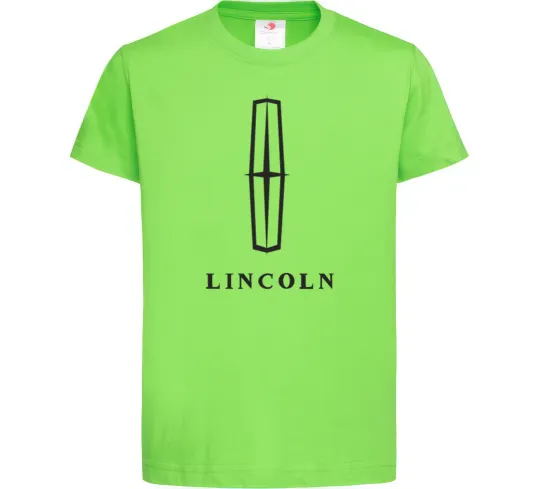 Дитяча футболка Logo Lincoln Лаймовий фото