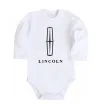 Дитячий бодік Logo Lincoln Білий фото
