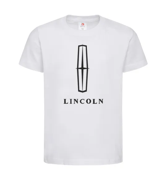 Дитяча футболка Logo Lincoln Білий фото