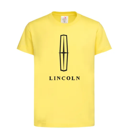 Дитяча футболка Logo Lincoln Лимонний фото