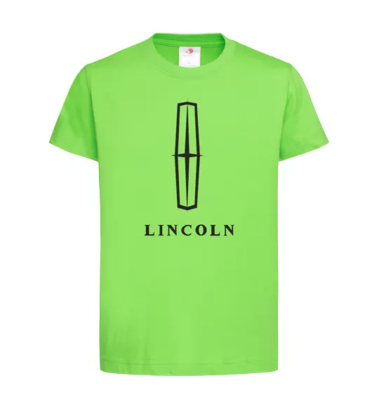 Дитяча футболка Logo Lincoln Лаймовий фото