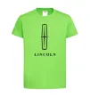 Дитяча футболка Logo Lincoln Лаймовий фото