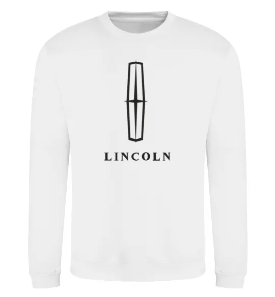 Свитшот Logo Lincoln Белый фото