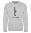 Свитшот Logo Lincoln Серый меланж фото