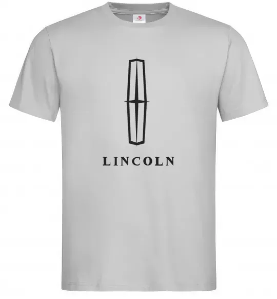 Чоловіча футболка Logo Lincoln Сірий фото