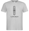 Чоловіча футболка Logo Lincoln Сірий Чоловіча футболка Logo Lincoln Сірий фото
