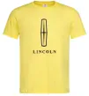 Чоловіча футболка Logo Lincoln Лимонний Чоловіча футболка Logo Lincoln Лимонний фото