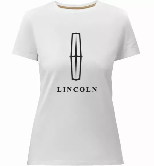 Жіноча преміум футболка Logo Lincoln Білий фото