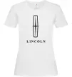 Женская футболка Logo Lincoln Белый фото
