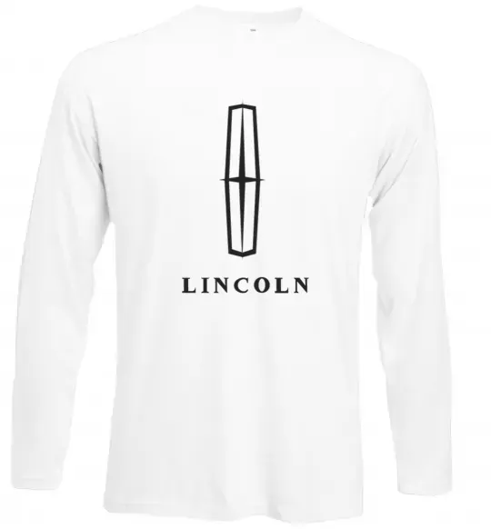 Лонгслів Logo Lincoln Білий фото