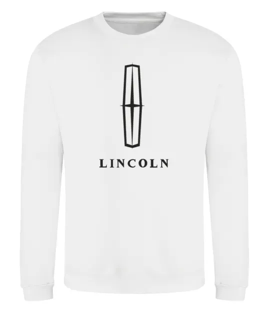 Свитшот Logo Lincoln Белый фото