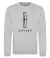 Свитшот Logo Lincoln Серый меланж Свитшот Logo Lincoln Серый меланж фото