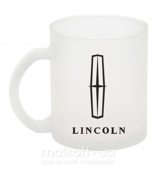 Чашка скляна Logo Lincoln Фроузен фото