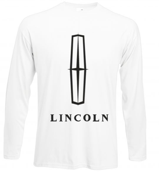 Лонгслів Logo Lincoln Білий фото