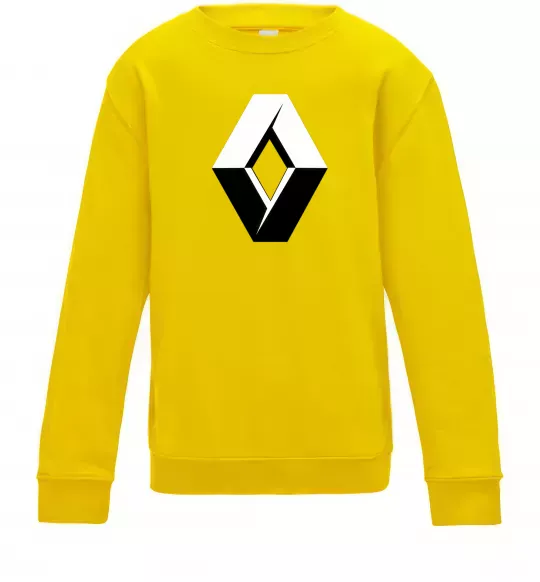 Детский Свитшот Значoк Renault Солнечно желтый фото