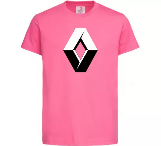 Дитяча футболка Значoк Renault Яскраво-рожевий фото