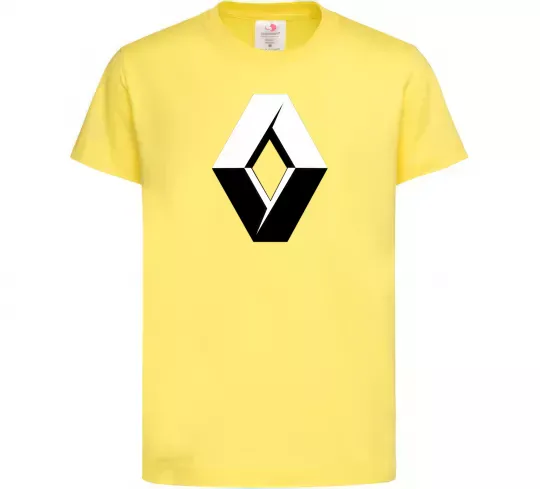 Дитяча футболка Значoк Renault Лимонний фото