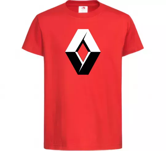 Дитяча футболка Значoк Renault Червоний фото