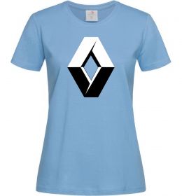 Женская футболка Значoк Renault Женская футболка Значoк Renault