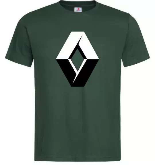 Чоловіча футболка Значoк Renault Темно-зелений фото