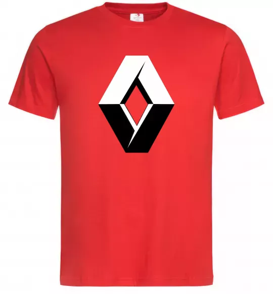 Чоловіча футболка Значoк Renault Червоний фото