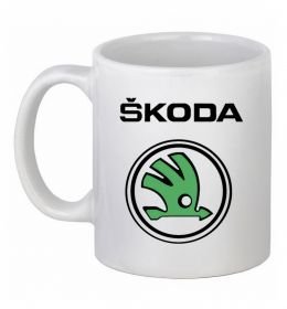 Чашка керамічна Logo skoda