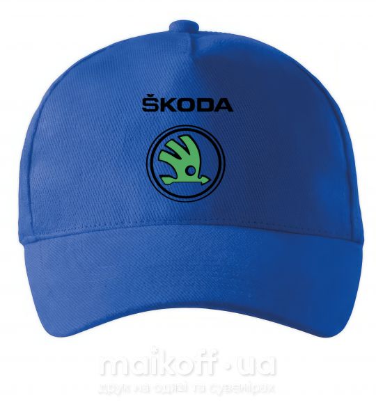 Кепка Logo skoda Яскраво-синій фото