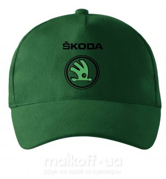 Кепка Logo skoda Темно-зеленый фото